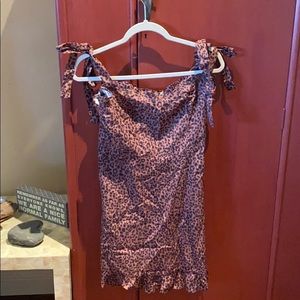 animal print dress